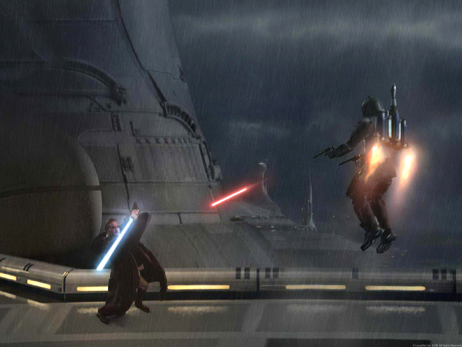 Obi-Wan vs Jango